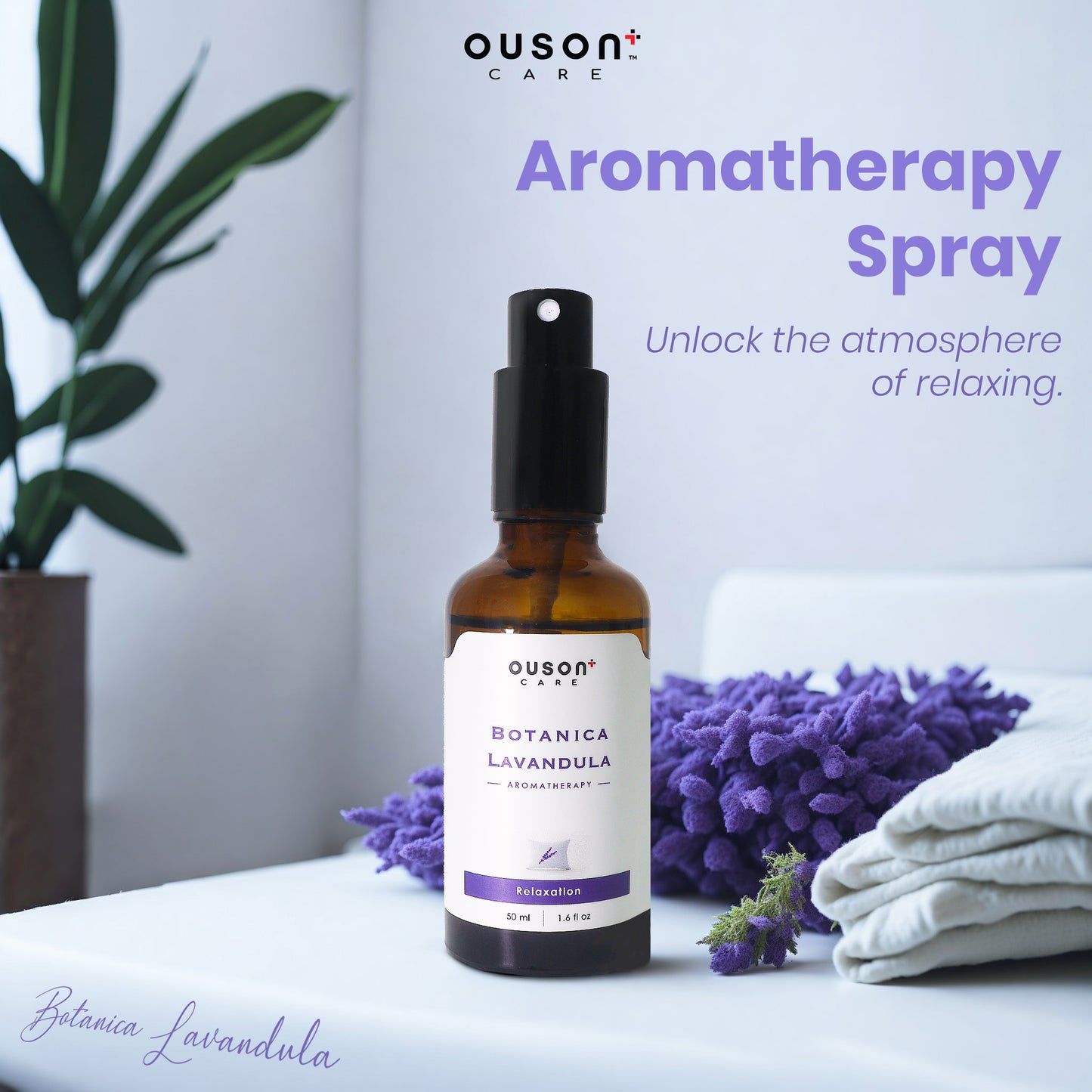 Ouson Care Botanica Lavandula Aromatherapy Spray 50ml