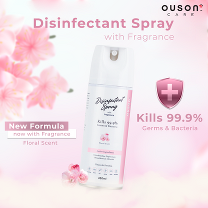 Ouson Care Disinfectant Spray with Fragrance 450ml